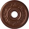 Ekena Millwork Genevieve Ceiling Medallion (Fits Canopies up to 3 1/2"), 16 1/8"OD x 3 1/2"ID x 7/8"P, Copper Penny CM16GNCPS - alternate 1